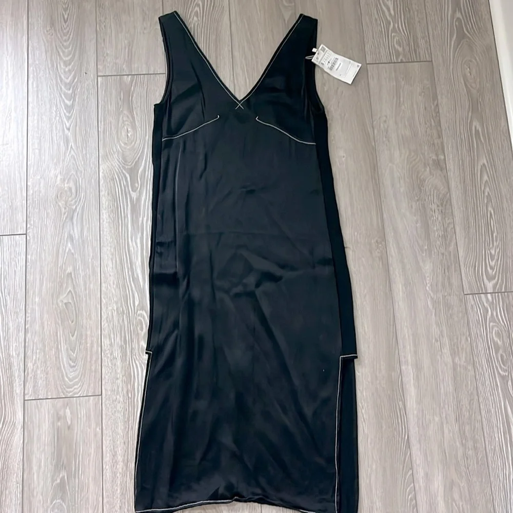 Zara Contrast Stitch Midi Dress - Picture 1 of 1
